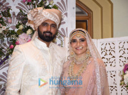 Photos: Karishma Tanna and Varun Bangera snapped post their wedding