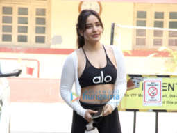 Photos: Neha Sharma spotted outside a gym in Bandra