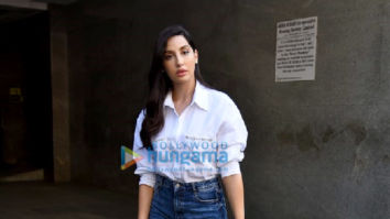 Photos: Nora Fatehi spotted at Anil Kapoor’s office in Santacruz