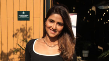 Photos: Pranutan Bahl strikes a pose in a black crop top and baggy jeans as she gets snapped in Juhu