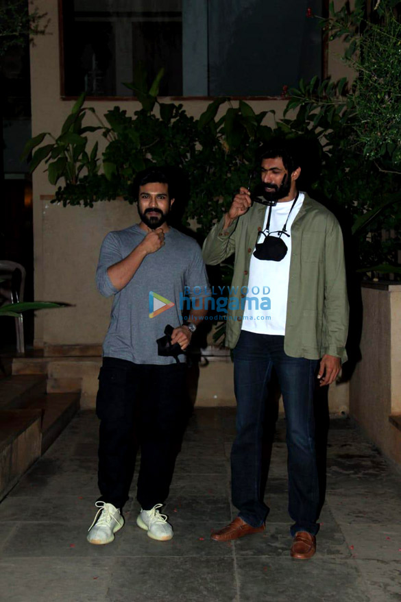 photos ram charan and rana daggubati snapped in juhu 2