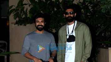 Photos: Ram Charan and Rana Daggubati snapped in Juhu