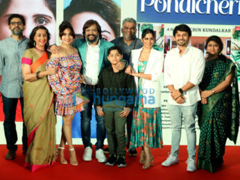 Photos: Sai Tamhankar, Amruta Khanvilkar, Neena Kulkarni and Gaurav Ghatnekar snapped at Pondicherry trailer launch at Pondicherry Cafe, BKC