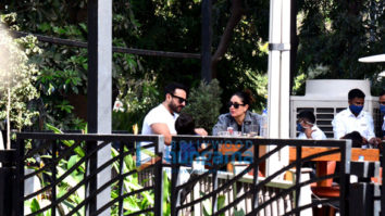 Photos: Saif Ali Khan, Kareena Kapoor Khan, Taimur Ali Khan snapped at BKC