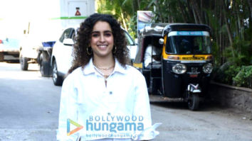 Photos: Sanya Malhotra snapped in Juhu