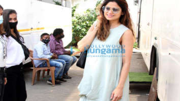 Photos: Shamita Shetty spotted at Mehboob Studio in Bandra