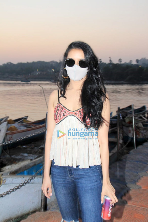 photos shraddha kapoor keeps it casual in denims and off white top as she gets snapped at versova jetty 2