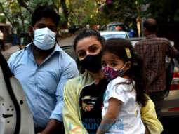Photos: Soha Ali Khan snapped with her daughter Inaaya Naumi Kemmu in Bandra