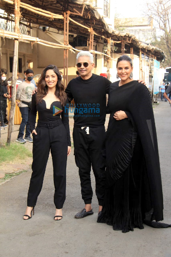 photos yami gautam dhar atul kulkarni and neha dhupia spotted promoting their film a thursday 5