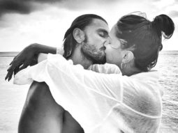 Ranveer Singh shares a passionate kiss with Deepika Padukone but caption steals limelight – “Shashi Tharoor se caption likhaya?” ask netizens
