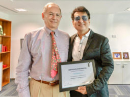 Sajid Nadiadwala receives certificate of recognition as Ambassador for Indo-Abu Dhabi entertainment
