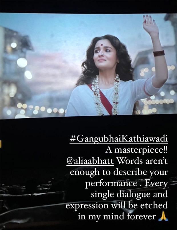 Samantha Ruth Prabhu reviews Alia Bhatt’s Gangubai Kathiawadi; calls it a masterpiece
