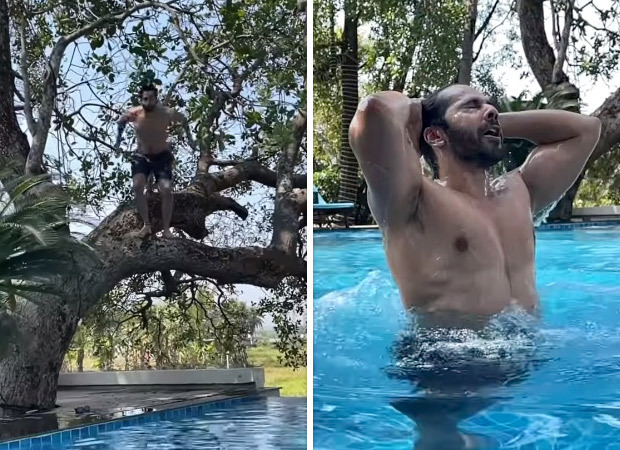 Varun Dhawan dives into a pool from a tree; Arjun Kapoor mocks him saying 'this pool didn’t need u to swim' Varun Dhawan dives into a pool from a tree; Arjun Kapoor mocks him saying 'this pool didn’t need u to swim'