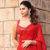 Suhana Khan is a vision in red as she stuns in a red Manish Malhotra saree; mother Gauri Khan reacts