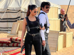 Nagarjuna Akkineni and Sonal Chauhan are in action mode in leaked picture from the sets of The Ghoset