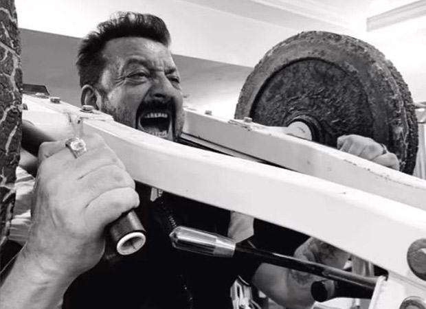 "And you roar again," says Sanjay Dutt's wife Manyata Dutt while sharing a glimpse of his preparation of the role of 'Adheera' from KGF 2