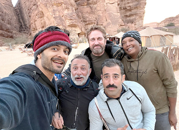 Ali Fazal shares candid images with co-star Gerard Butler from the sets ...