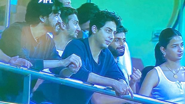 Aryan Khan attends Kolkata Knight Riders' first IPL 2022 match on behalf of Shah Rukh Khan Aryan Khan attends Kolkata Knight Riders' first IPL 2022 match on behalf of Shah Rukh Khan