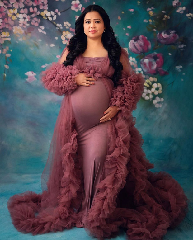 Bharti Singh dons tulle gown with ruffles as she radiates in pregnancy shoot; Karan Johar, Rubina Dilaik call her ‘so pretty’ 