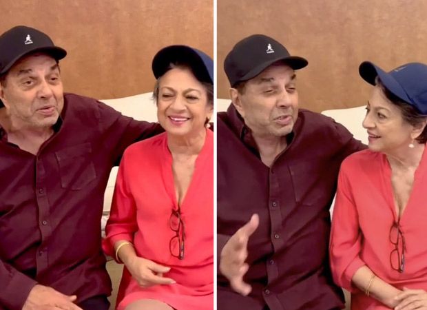 Dharmendra shares a cute video from his reunion with Tanuja - 'A recent affectionate meeting' 