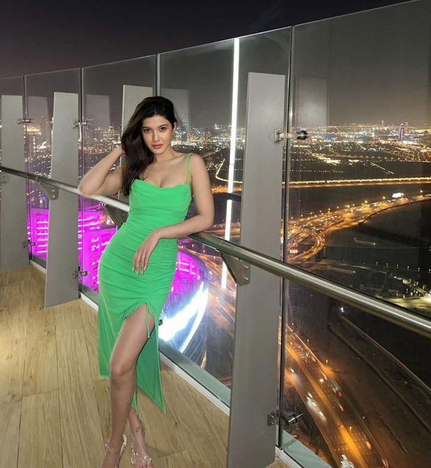 FASHION FACE-OFF: Shanaya Kapoor or Mouni Roy – Who styled apple green midi dress with thigh-high slit worth Rs. 3,990 better?