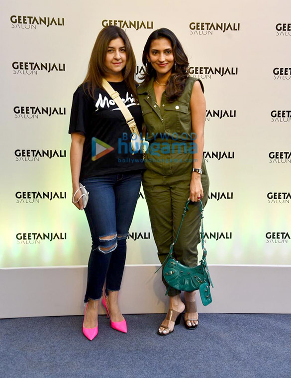 fabulous lives of bollywood wives stars neelam kothari bhavana pandey maheep kapoor and seema khan step out for geetanjali salon launch in bandra 10