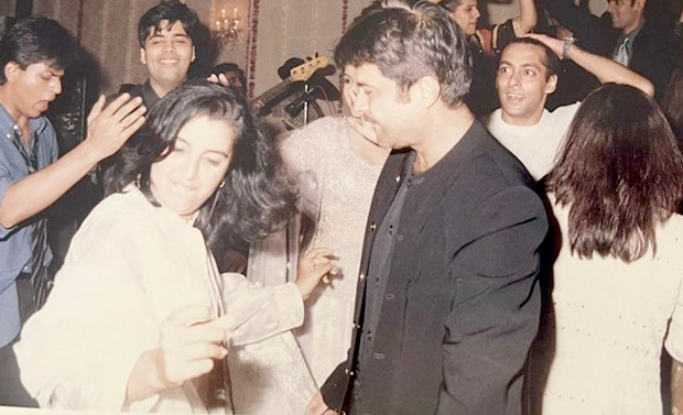 Farah Khan shares a throwback photo while dancing with Shah Rukh Khan, Salman Khan, Karan Johar and Anil Kapoor Farah Khan shares a throwback photo while dancing with Shah Rukh Khan, Salman Khan, Karan Johar and Anil Kapoor