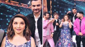 India’s Got Talent: The Fame Game star Madhuri Dixit does her famous eye roll ‘Akhiyaan Milaoon Kabhi’ with Sanjay Kapoor, Manav Kaul, Arjun Bijlani in hilarious video