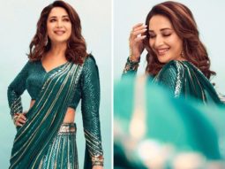 Madhuri Dixit is marvellous Manish Malhotra muse in majestic sequin lehenga saree for The Fame Game song ‘Dupatta Mera’