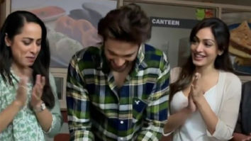 Parth Samthaan celebrates his birthday on the sets of his upcoming Bollywood film Ghudchadi