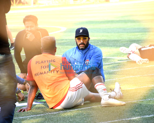 Photos: Abhishek Bachchan, Ibrahim Ali Khan, Jim Sarbh and others snapped at an all star football match Photos: Abhishek Bachchan, Ibrahim Ali Khan, Jim Sarbh and others snapped at an all star football match
