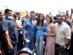Photos: Akshay Kumar, Kriti Sanon, Jacqueline Fernandez and Arshad Warsi reach Delhi railway station via train