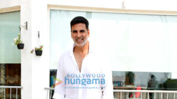 Photos: Akshay Kumar, Kriti Sanon, and Arshad Warsi promote their soon to release film Bachchhan Paandey