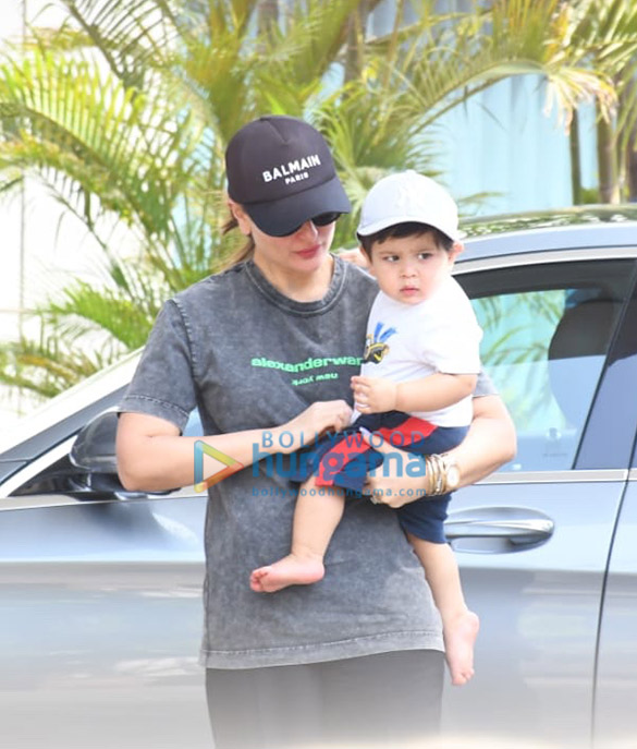 photos allu arjun kareena kapoor karisma kapoor with their kids spotted at kalina airport 5