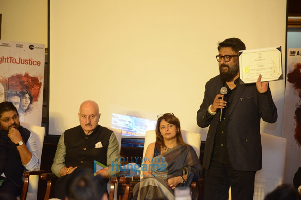 photos anupam kher vivek agnihotri and others for the press meet of the kashmir files in delhi 2