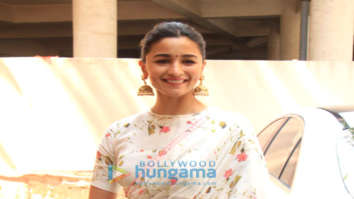 Photos: Gangubai Kathiawadi actor-director duo Alia Bhatt and Sanjay Leela Bhansali twin in white as they get snapped in Juhu