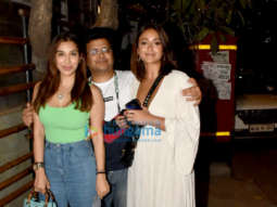 Photos: Ileana D’Cruz, Sophie Choudry and Tanuj Garg step out for dinner at House of Mandarin in Bandra