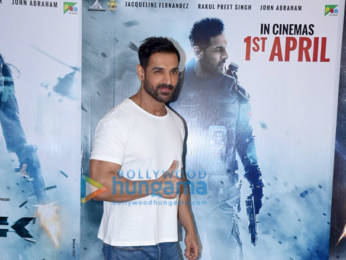 Photos: John Abraham, Jacqueline Fernandez, Rakul Preet Singh snapped during the promotions of Attack - Part I