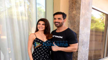 Photos: John Abraham, Jacqueline Fernandez, Rakul Preet Singh sparkle in summer colors for Attack promotions