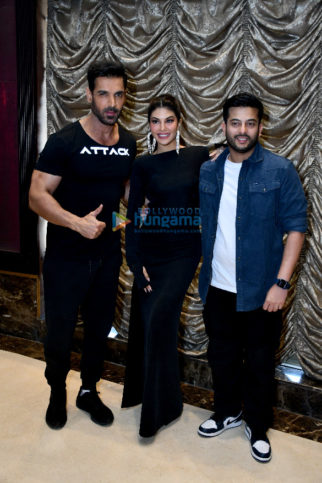 Photos: John Abraham, Rakul Preet Singh, Jacqueline Fernandez, and Lakshya Raj Anand at the press conference for Attack in Delhi