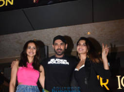 Photos: John Abraham, Rakul Preet Singh, and Jacqueline Fernandez strike a pose at the screening of Attack