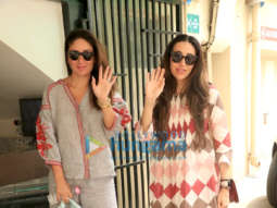 Photos: Kareena Kapoor Khan and Karisma Kapoor wave to the paparazzi as they get spotted in town