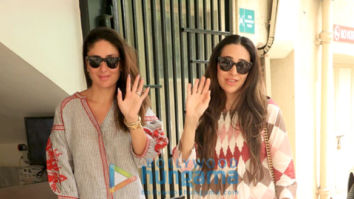 Photos: Kareena Kapoor Khan and Karisma Kapoor wave to the paparazzi as they get spotted in town