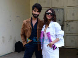 Photos: Mrunal Thakur and Shahid Kapoor pose together as they promote their film Jersey
