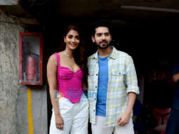 Photos: Pooja Hegde and Armaan Malik pose together for the paparazzi as they get spotted in the city