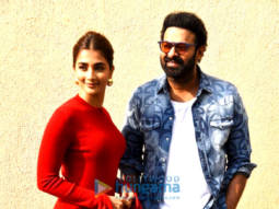 Photos: Prabhas is all smiles as he joins Pooja Hegde for Radhe Shyam promotions in Mumbai