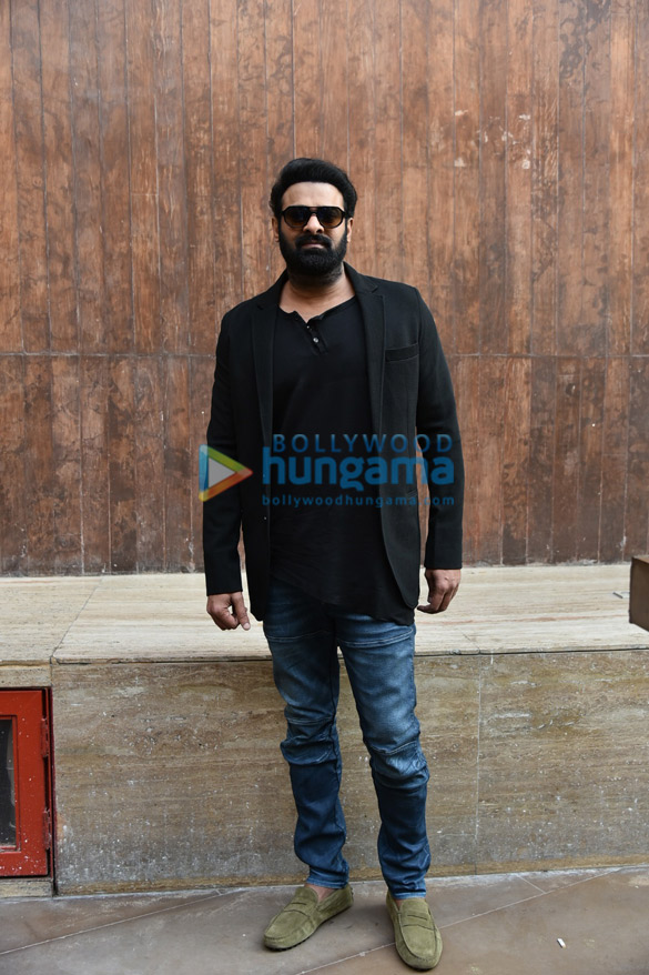 Photos: Prabhas spotted in Delhi to promote his upcoming film Radhe Shyam