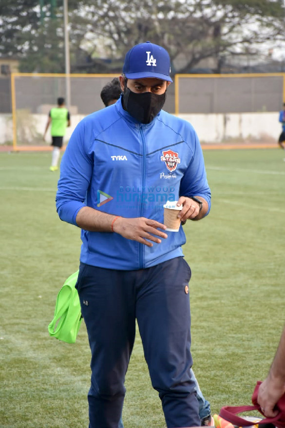 photos ranbir kapoor abhishek bachchan abhimanyu dassani play a game of football on sunday 2