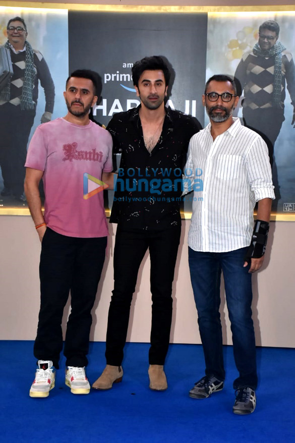photos ranbir kapoor hitesh bhatia and ritesh sidhwani promote the film sharmaji namkeen at taj lands end in mumbai 2