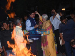 Photos: Shatrughan Sinha and Poonam Sinha attend Holi Puja